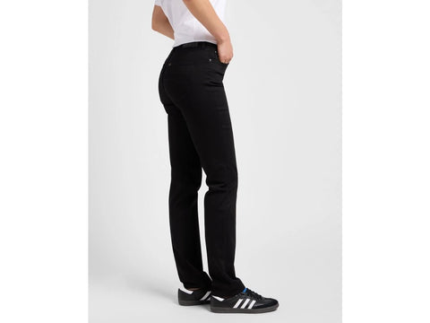 Lee Women's Black Rinse Marion Straight Jeans |Lee In Lebanon