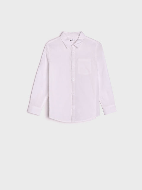 Light purple shirt on a white background