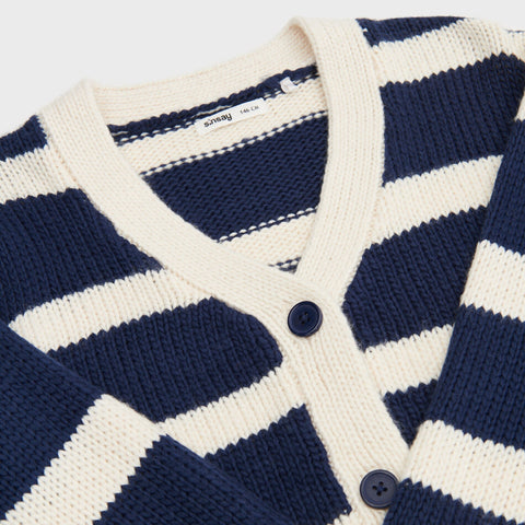 Sinsay Girl's Navy & White Cardigan | Sinsay In Lebanon