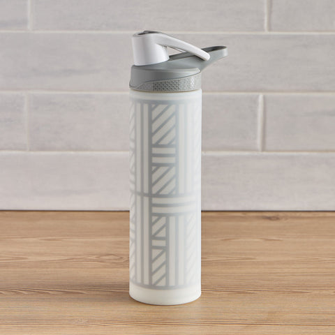 Vivess Gray Glass Drinking Bottle 700ml | Vivess In Lebanon
