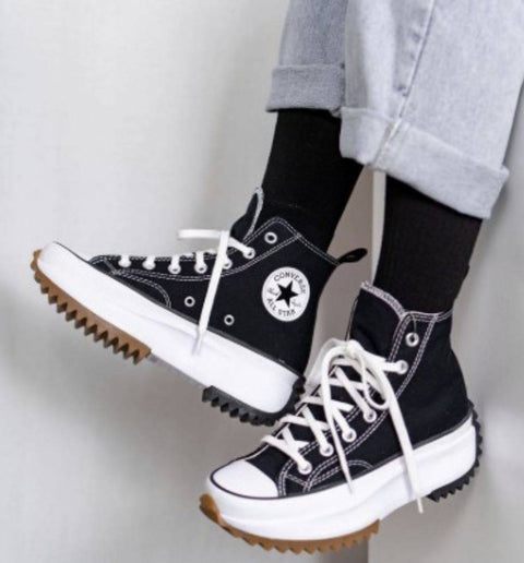 Converse Unisex Black Run Star Hike Hi Sneakers | Converse In Lebanon