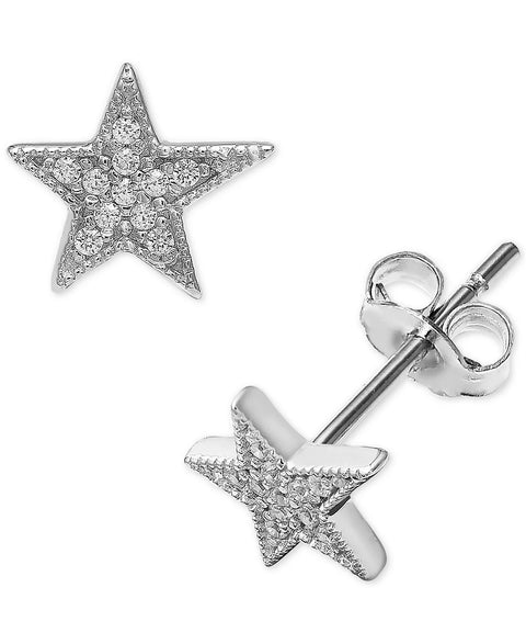 Giani Bernini Women's Cubic Zirconia Star Stud Sterling Silver Earring | Giani Bernini in Lebanon
