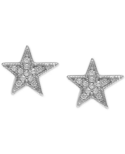 Giani Bernini Women's Cubic Zirconia Star Stud Sterling Silver Earring | Giani Bernini in Lebanon
