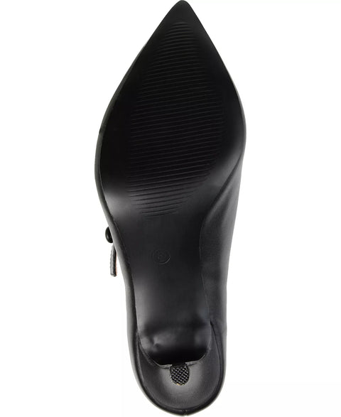 Journee Collection Women's Black Sidney Pointed Toe Mary Jane Heel | Journee Collection In Lebanon