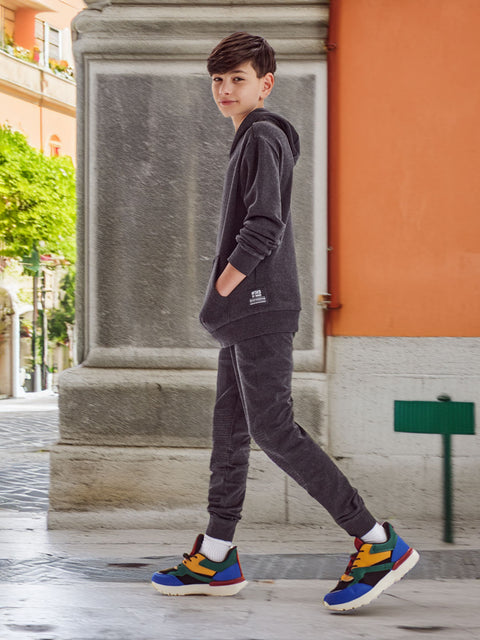 Sinsay Boy's Dark Charcoal Jogger Sweatpants | Sinsay In Lebanon