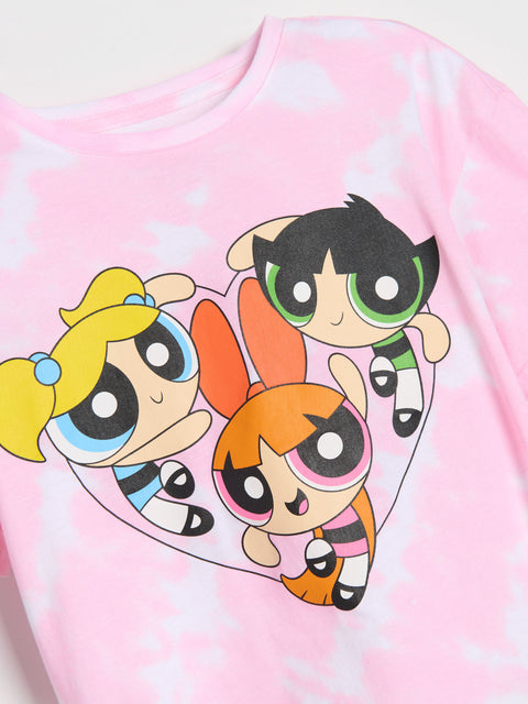 Sinsay Girl's Light Pink Powerpuff Girls Short Sleeve T-Shirt | Sinsay In Lebanon