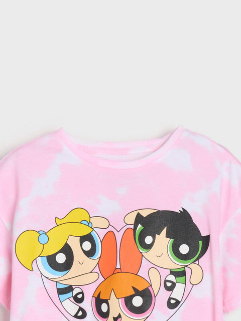 Sinsay Girl's Light Pink Powerpuff Girls Short Sleeve T-Shirt | Sinsay In Lebanon