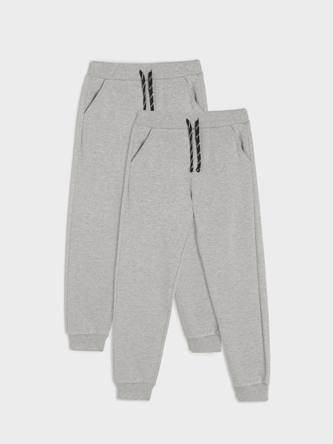Sinsay Boy's Gray 2 Packs Elastic Hem Sweatpants|Sinsay In Lebanon