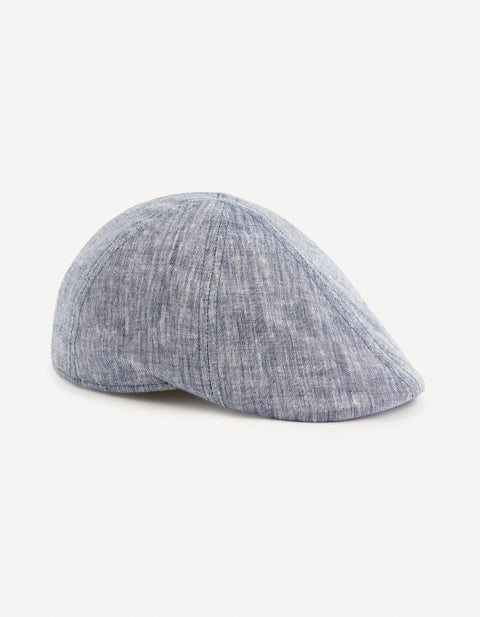 Celio Men's Navy 100% Linen Golfer's Hat | Celio In Lebanon