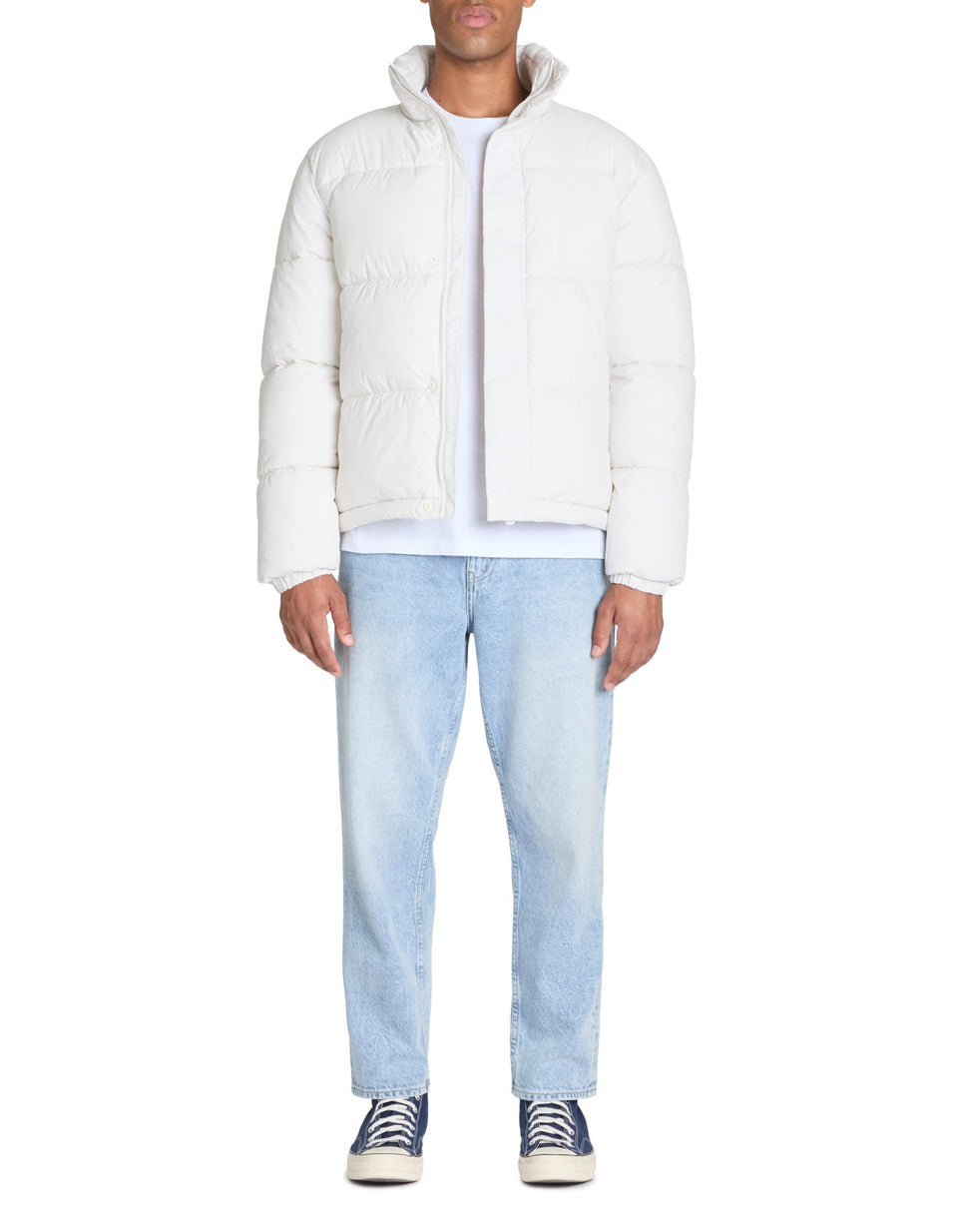 Celio Men's White Puffy Jacket|Celio In Lebanon