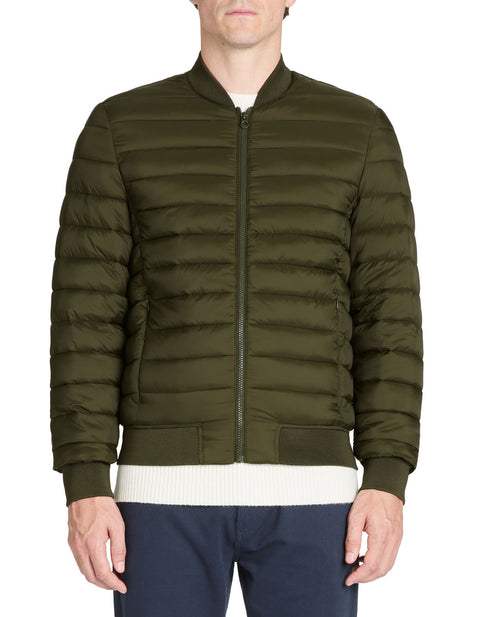 Celio Men's Khaki Green Puffy Jacket| Celio In Lebanon