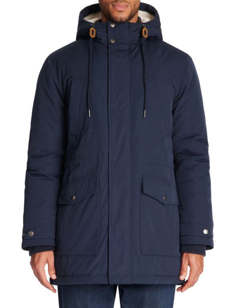 Celio Men's Navy Extreme Cold Weather Parka Jacket|Celio In Lebanon