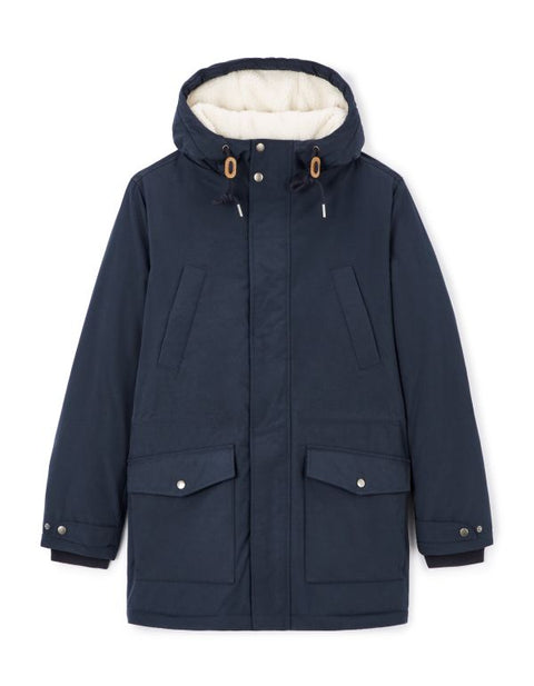 Celio Men's Navy Extreme Cold Weather Parka Jacket|Celio In Lebanon