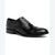 Anthony Veer Men's Black Ford Quarter Brogue Oxford Leather Sole Casual Shoes
