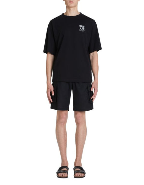 Celio Men’s Black Oversized Graphic T-Shirt|Celio In Lebanon