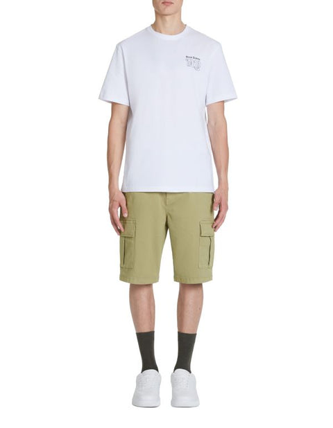 Celio Men’s White Printed Cotton Crew Neck T-Shirt|Celio In Lebanon