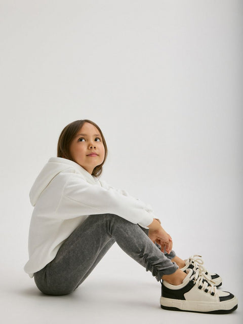 Reserved Kid's White & Black Sport Low Top Sneakers |Reserved In Lebanon