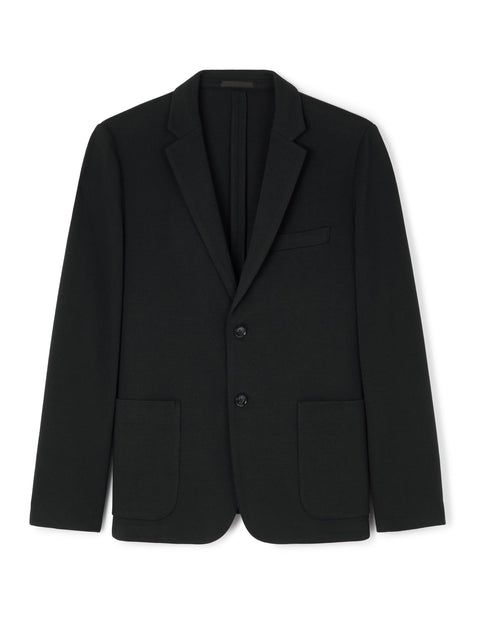 Black blazer on a white background