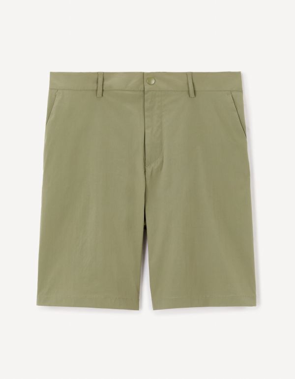 Celio Men’s Khaki Green Performance Shorts | Celio in Lebanon