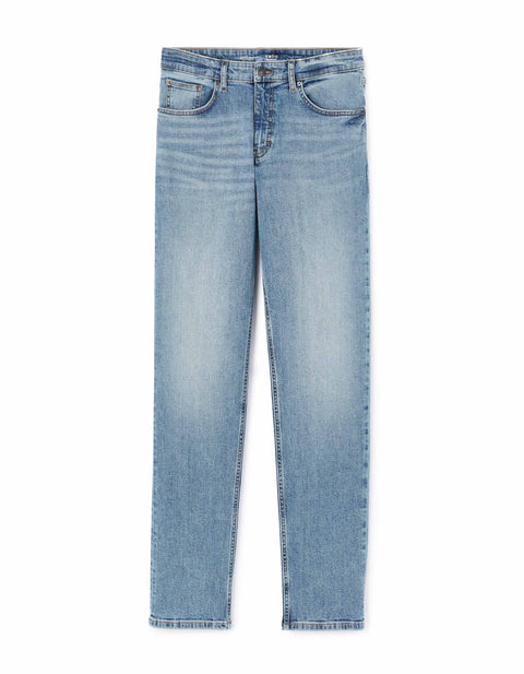 Celio Men's Light Blue Straight Stretch Cotton Jeans|Celio In Lebanon