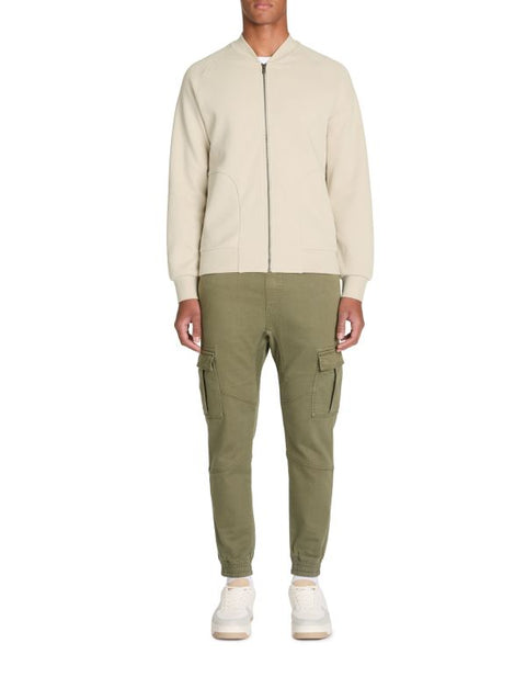 Celio Men's Light Beige Regular Fit Zip Up Sweatshirt|Celio In Lebanon
