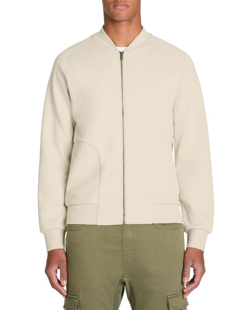Celio Men's Light Beige Regular Fit Zip Up Sweatshirt|Celio In Lebanon