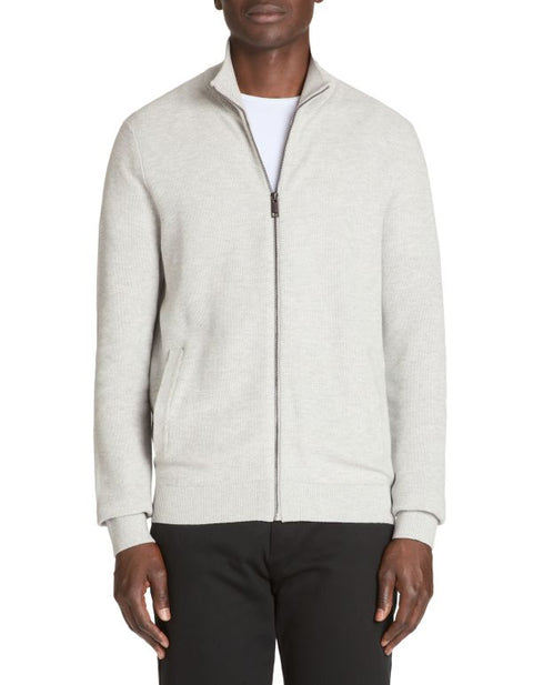 Celio Men's Light Grey High-Neck Jacket | Celio In Lebanon