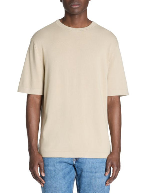 Celio Men’s Sand The Boxy Cotton Round Neck T-shirt |Celio In Lebanon