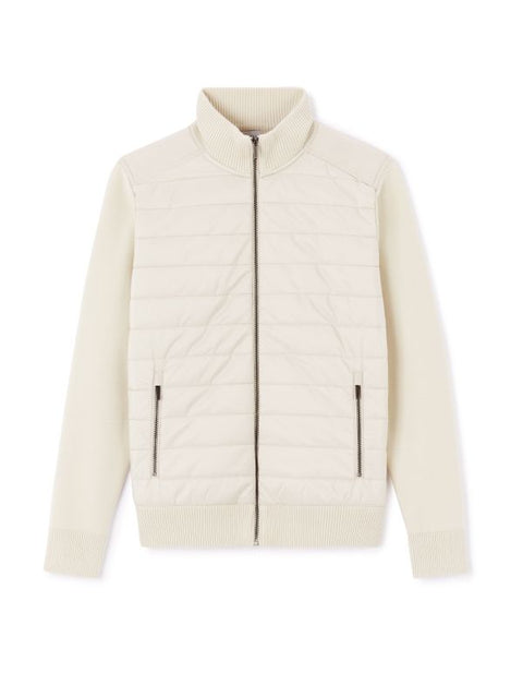 Celio Men's Light Beige High Neck Cotton Blend Jacket|Celio In Lebanon