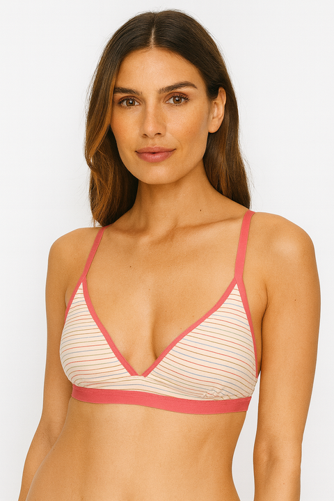 Demar Women's Multicolor Striped Bra | Demar In Lebanon