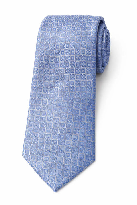 Perry Ellis Portfolio Men's Light Blue Randall Neat Square Tie | Perry Ellis Portfolio In Lebanon