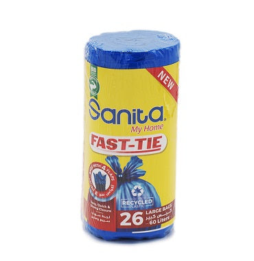 Sanita My Home Fast-Tie 26 Large Trash Bag | Sanita In Lebanon