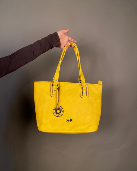 La Martina Women's Yellow Bag 41W308N0014 AA16 shr