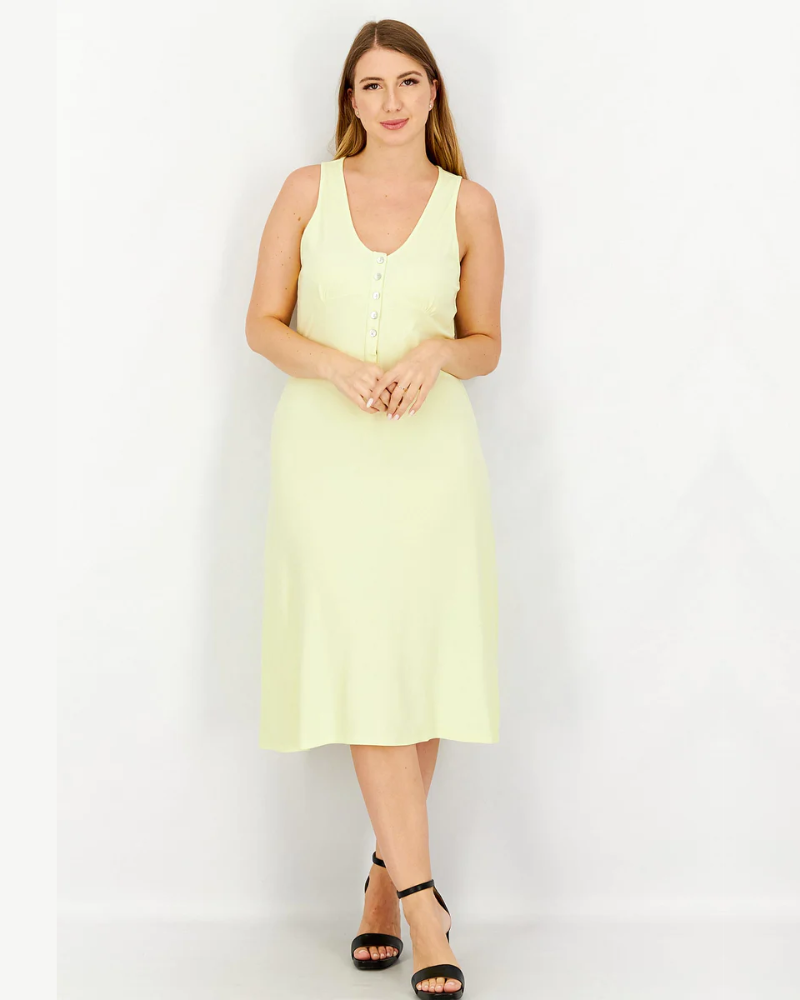 Fashion Union Women's Yellow Dress 0001PG05 FE194 s