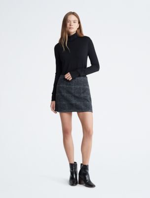 Calvin Klein Jeans Women's Washed Black Mini Skirt |Calvin Klein Jeans In Lebanon