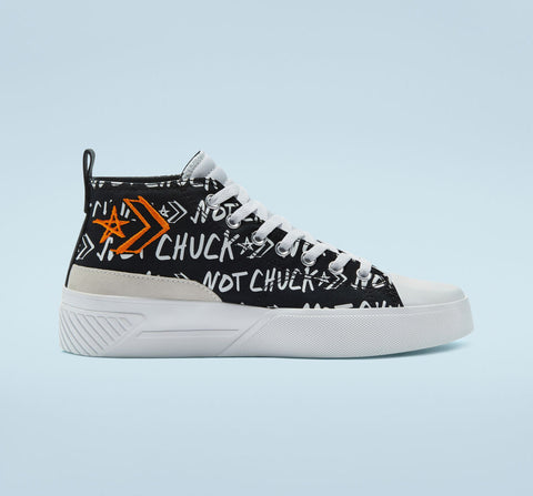 Converse Unisex Chuck Taylor styling meets bold Black, White & Orange Sneakers | Converse In Lebanon
