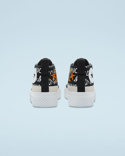 Converse Unisex Chuck Taylor styling meets bold Black, White & Orange Sneakers | Converse In Lebanon