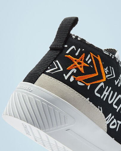 Converse Unisex Chuck Taylor styling meets bold Black, White & Orange Sneakers | Converse In Lebanon