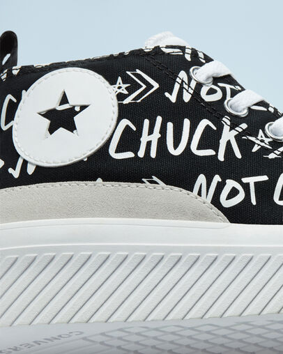 Converse Unisex Chuck Taylor styling meets bold Black, White & Orange Sneakers | Converse In Lebanon