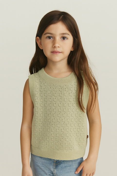 POMPdeLUX Girl's Mint Green Blouse | POMPdeLUX in Lebanon