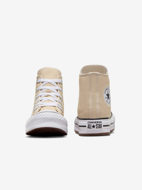 Converse Girl's Beige Chuck Taylor All Star Lift Ps Lifestyle Sneakers |Converse In Lebanon