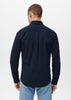 Mango Men's Navy Classic Regular Fit Pocket Shirt | Mango In Lebanon