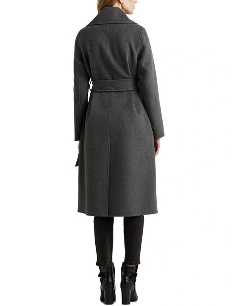 Lauren Ralph Lauren Women's Gray Long Coat |Lauren Ralph Lauren In Lebanon