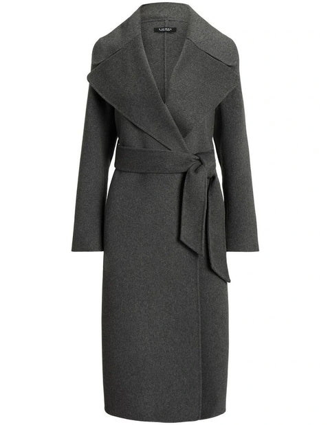 Lauren Ralph Lauren Women's Gray Long Coat |Lauren Ralph Lauren In Lebanon