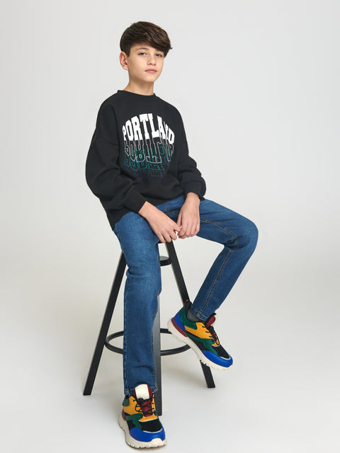 Sinsay Boy's Navy Blue Slim Jeans | Sinsay In Lebanon