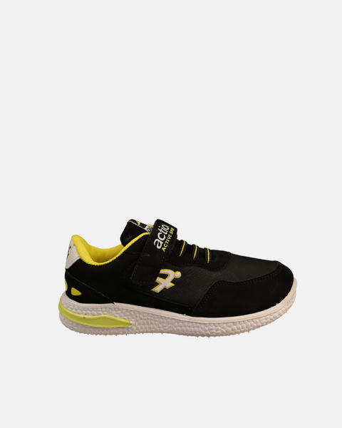 Action Boy's Black Sneakers SI470 shr