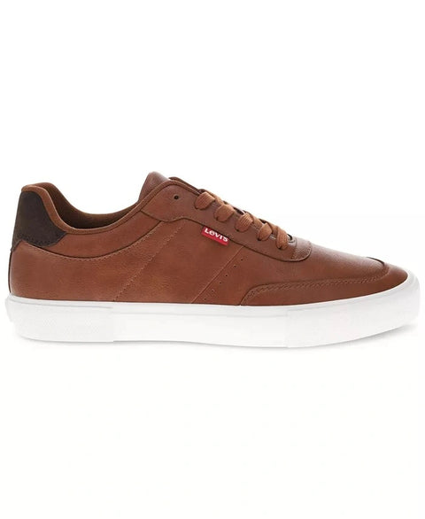 Levi's Men's Brown Munro Retro Low-Top Sneakers|Levi's In Lebanon