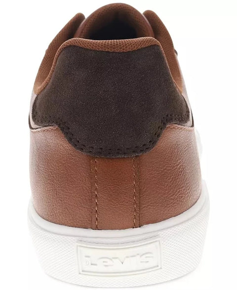 Levi's Men's Brown Munro Retro Low-Top Sneakers|Levi's In Lebanon