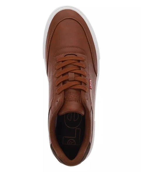 Levi's Men's Brown Munro Retro Low-Top Sneakers|Levi's In Lebanon