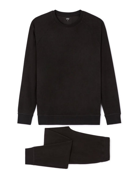 Celio Men's Black Solid Pajama Set | Celio In Lebanon